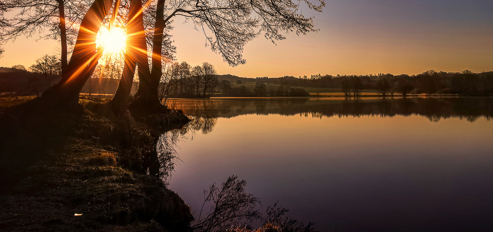 Abendstimmung am Beckenweiher
