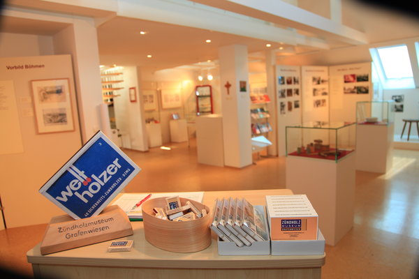 Blick auf den Innenraum des Museums