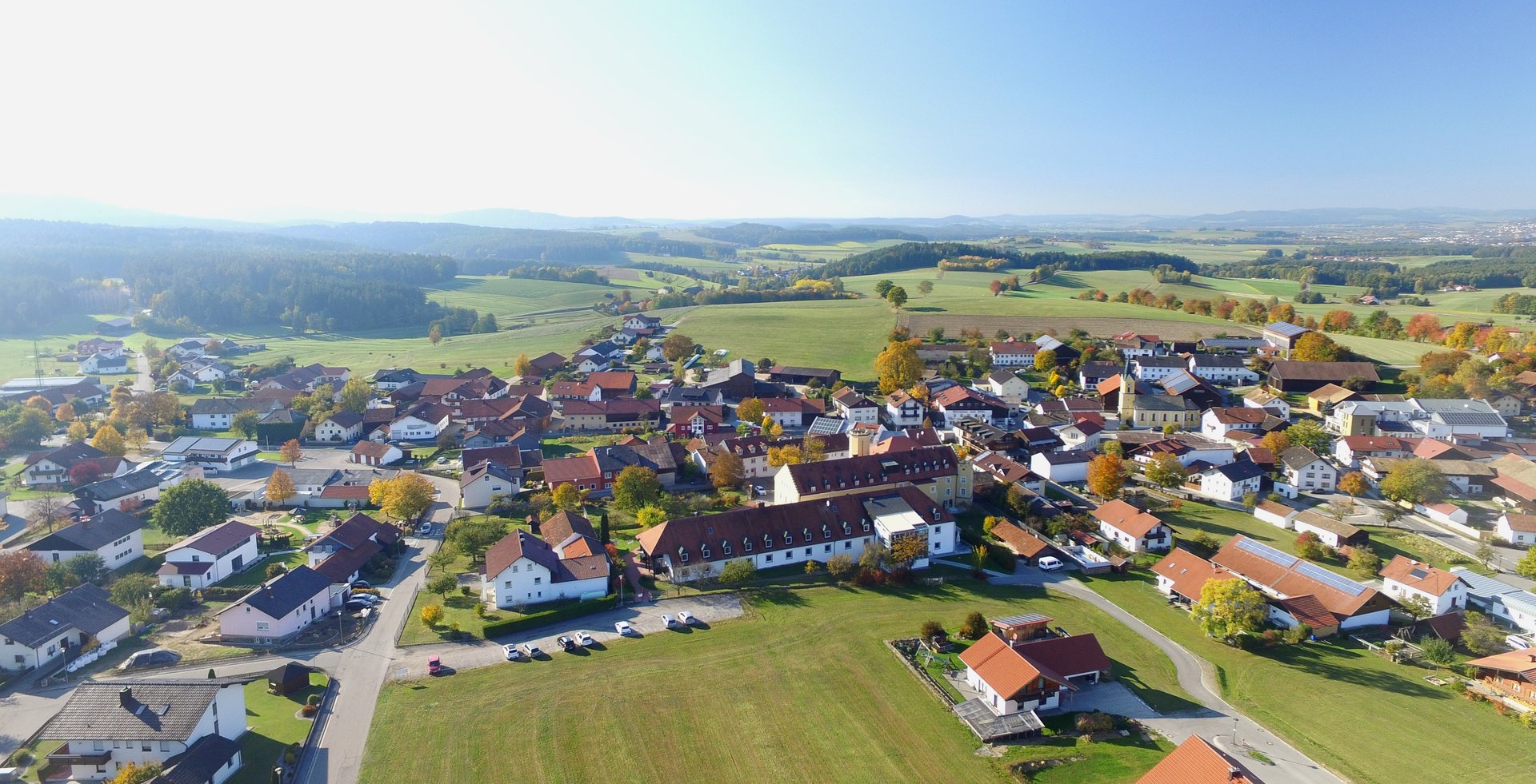 Zandt Drohnenansicht über Zandt