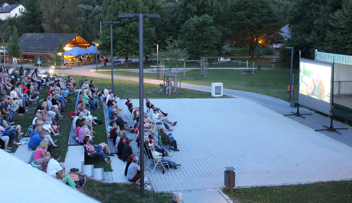 Kinonacht im Theatron des Kurparks von Bad Kötzting