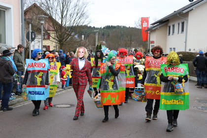 Faschingsumzug durch Blaibach