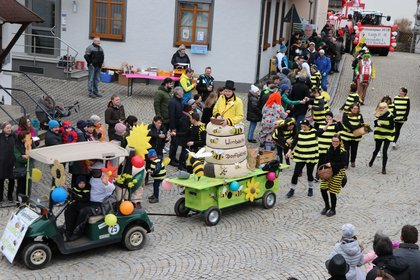Faschingsumzug durch Blaibach